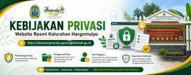 KEBIJAKAN PRIVASI Website Resmi Kalurahan Hargomulyo